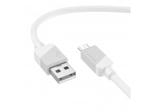 Кабель USB - micro USB Borofone BX107 12W 100см 2,4A  (white) (234645)