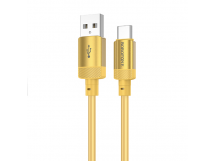 Кабель USB - Type-C Borofone BX108 18W 100см 3A  (gold) (234672)