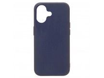 Чехол-накладка Soft Touch для Apple iPhone 16 Plus (dark blue)