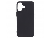 Чехол-накладка Soft Touch для Apple iPhone 16 (black)