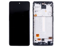 Дисплей для Samsung Galaxy A52/A52 5G/A52s 5G (A525F/A526B/A528B) модуль с рамкой Белый - (OLED) (Full Size)