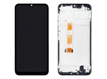 Дисплей для Realme C11 в рамке + тачскрин (черный) (100% LCD)