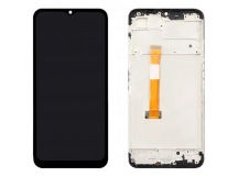 Дисплей для Realme C35 (RMX3511) в рамке + тачскрин (черный) (100% LCD)