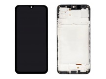 Дисплей для Samsung A155F Galaxy A15 в рамке + тачскрин (черный) (OLED Full size)