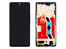 Дисплей для Huawei Honor X9a 5G в рамке + тачскрин (черный) (100% LCD)