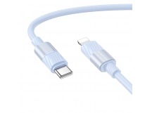 Кабель Type-C - Apple lightning Borofone BX106 PD 27W 100см 3A  (blue) (234651)