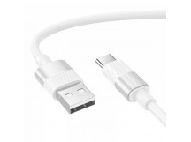 Кабель USB - Type-C Borofone BX106 100см 3A  (white) (234659)