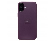 Чехол-накладка ORG SM002 экокожа SafeMag для "Apple iPhone 16 Plus" (mulberry) (234506)