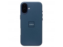 Чехол-накладка SM002 экокожа SafeMag для "Apple iPhone 16 Plus" (pacific blue) (234502)