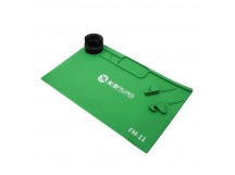 Коврик Mijing FM-11/12 для пайки (450*280 мм, силикон, термостойкий, с держателями)