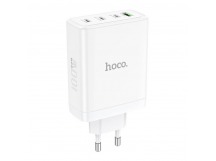 Адаптер Сетевой Hoco N31 PD (повр. уп.) 3Type-C/USB 100W (white) (236430)