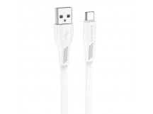 Кабель USB - Type-C Borofone BX85 (повр. уп.) 100см 3A  (white) (236431)