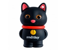 Флэш накопитель USB 32 Гб Smart Buy Wild series Котенок Черный (213066)