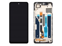 Дисплей для Infinix Note 30 4G (X6833B) в рамке + тачскрин (черный) (100% LCD)