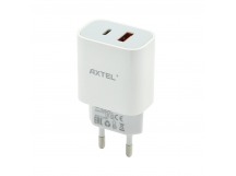 СЗУ с выходом USB AXTEL (PD22,5W/QC4.0/1USB/1USB-C) белое