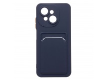 Чехол-накладка - SC337 с картхолдером для "Tecno Spark Go 1" (dark blue) (235914)