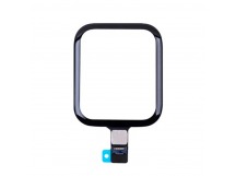 Стекло для переклейки Apple Watch 5/SE/SE 2022/SE 2023 (44 мм) в сборе с тачскрином и OCA пленкой Черный - OR (Feaglet)