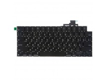 Клавиатура для ноутбука MacBook Air M2 13" A2681/A2941/A3113/A3114 (2022-2024, прямой Enter RU) Черный