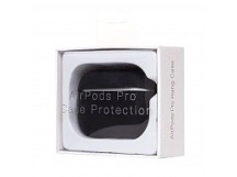 Чехол-кейс для наушников AirPods Pro Soft touch черный