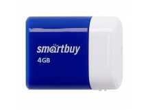 Флеш-накопитель USB 4GB Smart Buy Lara синий