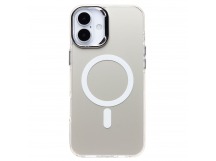 Чехол-накладка - SM025 SafeMag для "Apple iPhone 16 Plus" (white) (235554)