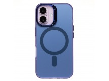 Чехол-накладка - SM025 SafeMag для "Apple iPhone 16" (blue) (235547)