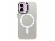 Чехол-накладка - SM025 SafeMag для "Apple iPhone 16" (white) (235548)