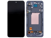 Дисплей для Samsung Galaxy A55 5G (A556E) модуль с рамкой Черный - (OLED)