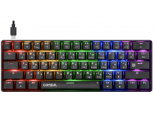 Клавиатура Defender Consul GK-220 игровая механическая (61кн, OUTEMU Red) (black) (237348)