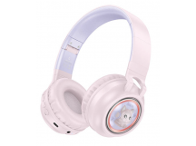 Bluetooth-наушники полноразмерные Hoco W50 Cute fun (повр. уп.) (pink) (238240)