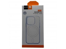 Чехол iPhone 16 Pro Max WUW K21 Clear Case MagSafe Прозрачный