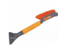 Щетка AIRLINE от снега и льда с эргономичной рукояткой и мягкой щетиной+скребок