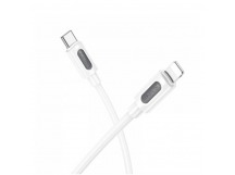 Кабель Type-C - Apple Lightning BOROFONE BX114 PD 27W (белый) 1м