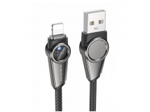 Кабель USB - Lightning BOROFONE BU49  (черный) 1м