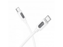 Кабель TypeC - TypeC BOROFONE BX114 60W (белый) 1м