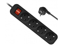 Удлинитель DEFENDER G418, 4 розетки с заземлением 1.8 м