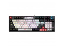 Клавиатура Defender Hawk GK-418 игровая механическая (97кн, OUTEMU Red) (black) (238160)