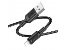 Кабель USB - Apple lightning Borofone BX111 Feliz 100см 2,4A  (black) (235098)