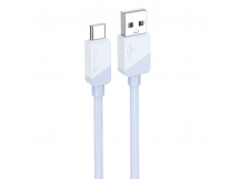 Кабель USB - Type-C Borofone BX107 18W 100см 3A  (blue) (234648)