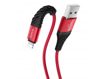 Кабель USB - Lightning HOCO X38 1.0м 2.4A (красный), шт