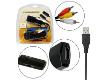 Кабель конвертер H74 AV to HDMI euro composite