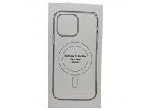 Чехол iPhone 16 Pro Max Clear Case MagSafe Прозрачный