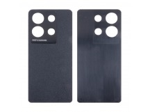 Задняя крышка для Infinix Note 30 4G (X6833B/X6716B) Черный (имитация кожи)