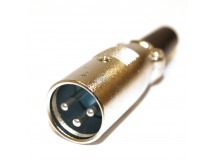 Микрофонный штекер XLR 3P "Canon" на кабель, с хомутом 60мм