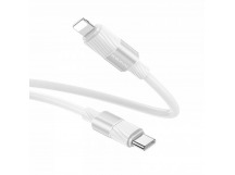 Кабель Type-C - Apple lightning Borofone BX106 PD (повр. уп.) 27W 100см 3A  (white) (238274)