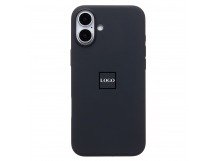 Чехол-накладка ORG Silicone Case SafeMag с анимацией для "Apple iPhone 16 Plus" (black) (235633)