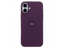 Чехол-накладка ORG Silicone Case SafeMag с анимацией для "Apple iPhone 16 Plus" (purple) (235634)