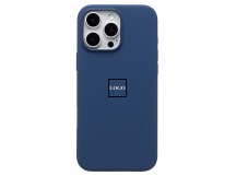 Чехол-накладка Silicone Case SafeMag с анимацией для "Apple iPhone 16 Pro Max" (dark blu(235654)