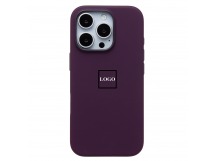 Чехол-накладка Silicone Case SafeMag с анимацией для "Apple iPhone 16 Pro" (purple) (235642)