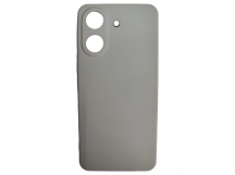 Чехол силиконовый Xiaomi Redmi 13/13C/Poco C65 Silicone Cover без лого серый